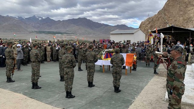 SFF commando Nyima Tenzin laid to rest with guard of honour