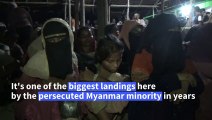 Nearly 300 Rohingya migrants come ashore in Indonesia