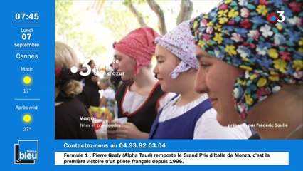 La matinale de France Bleu Azur du 07/09/2020