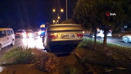 Otomobilin çarpıp, başka bir otomobilin üstünden geçtiği İngiliz turist öldü