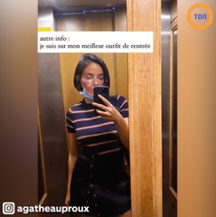 Agathe Auproux sort sa plus belle jupe pour la rentrée !