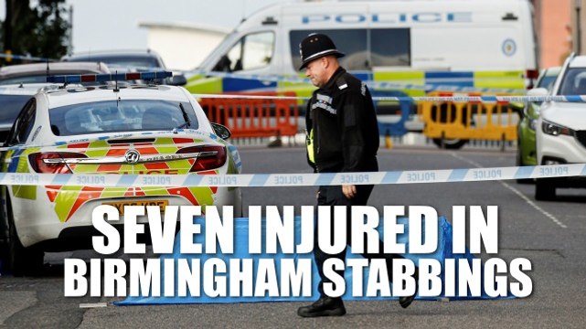 One dead, seven injured in Birmingham stabbings