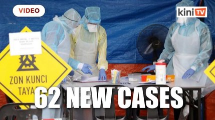 62 new Covid-19 cases in Malaysia