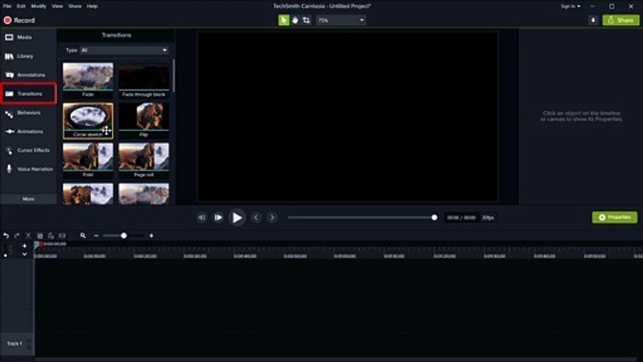 Camtasia Interface Overview | Step by step Camtasia tutorial