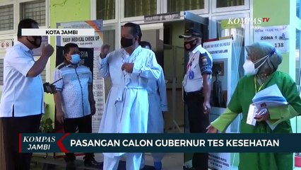 Pasangan Calon Gubernur Tes Kesehatan