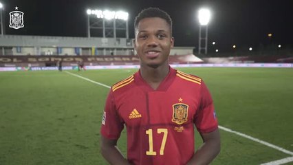 Fati explains tribute to sister after first Spain goal