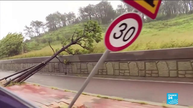 Typhon Haishen : après le Japon, les vents violents arrivent en Corée du Sud