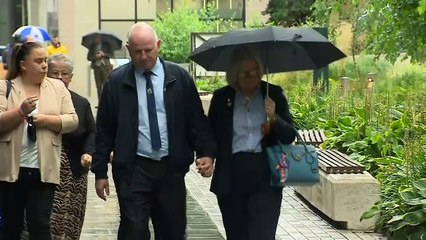 Victims’ families arrive at Manchester Arena Inquiry