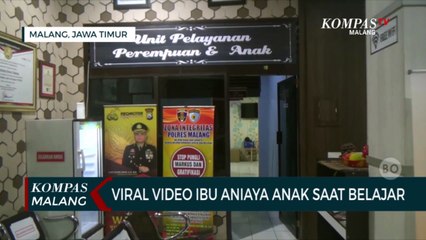Viral Video Ibu Aniaya Anak Saat Belajar