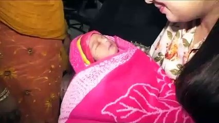 साक्षी फाउंडेशन को सलाम, नवजात शिशु को लिया गोद