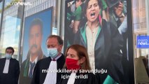 Ölüm orucundan hayatını kaybeden Ebru Timtik için Fransız avukatlardan saygı duruşu
