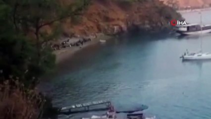 Tekneleri arıza yapınca faciadan dönüldü, 194 düzensiz göçmen sahile çıktı