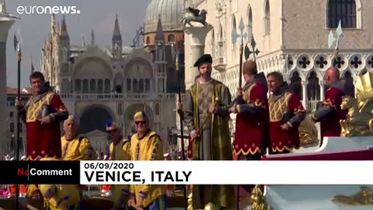 Vor malerischer Kulisse: 'Regata Storica'  in Venedig