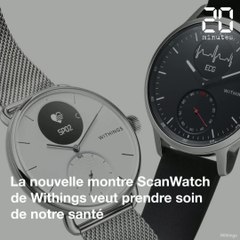 Le mesure de l'ECG sur la montre ScanWatch de Withings
