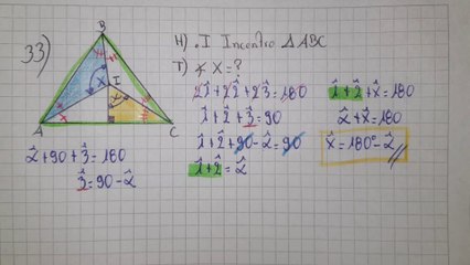 Ejercicio Nº33 Triángulos Geometría de Calvache
