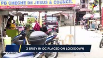 Two barangays in Quezon City placed on lockdown