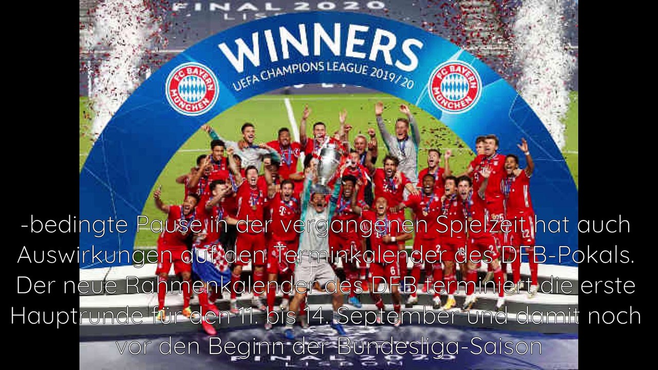 DFB-Pokal 2020/21: 1. Hauptrunde - Live-Übertragung, Datum, Termine, Uhrzeit ab 11.9.20