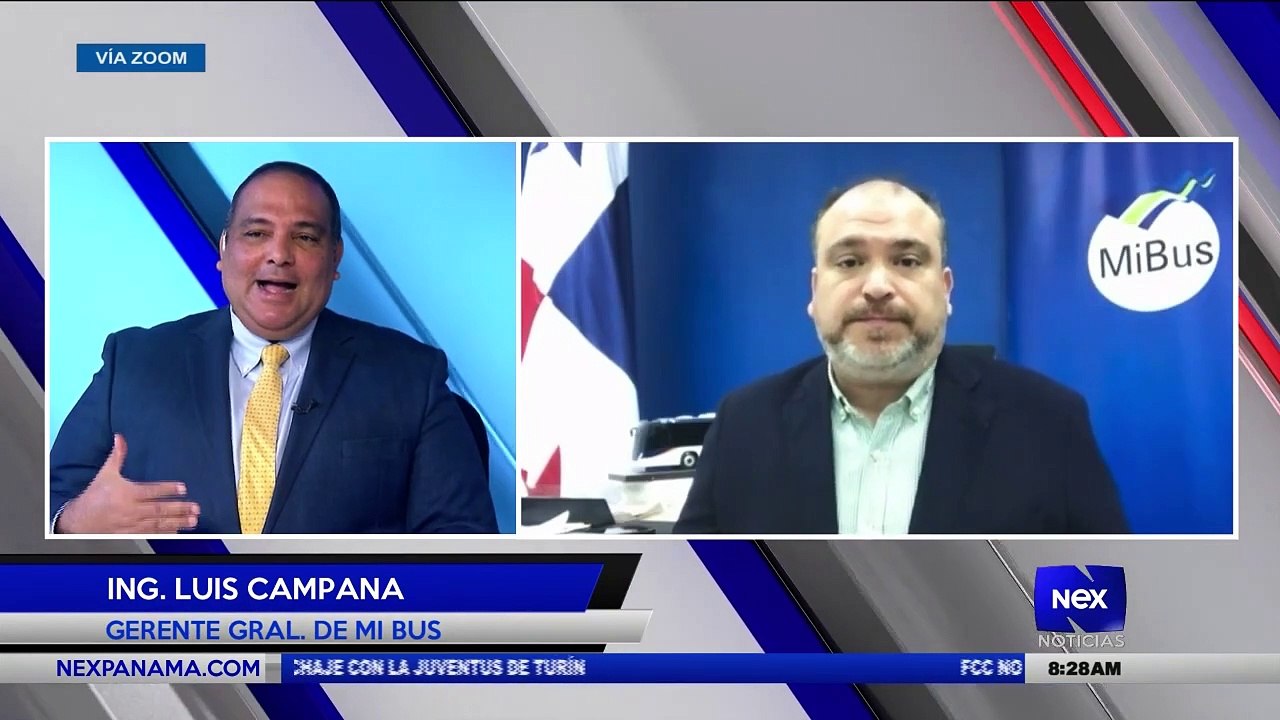 Entrevista al Ing. Luis Campana, Gerente General de MiBús  - Nex Noticias