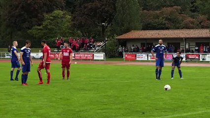 Der Elfmeter zum 3:2 für TuSpo beim VfR Osterode durch Henrik Steinicke