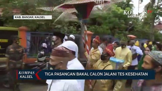 3 Pasangan Bakal Calon Kepala Daerah Kabupaten Banjar Jalani Tes Kesehatan
