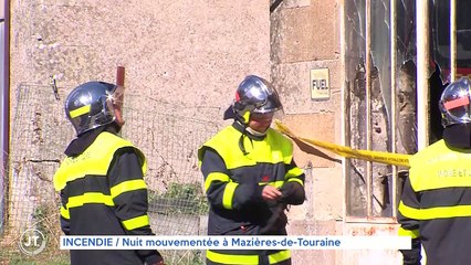 INCENDIE / Nuit mouvementée à Mazières-de-Touraine