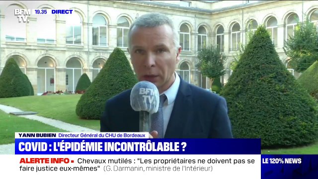 Coronavirus: le directeur général du CHU de Bordeaux constate une reprise très claire de l'épidémie