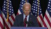 Joe Biden and Kamala Harris speak after receiving briefing from health experts
