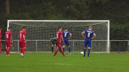 Das 1:0 für Petershütte gegen Osterode im Bezirkspokal durch Tilo Kopp