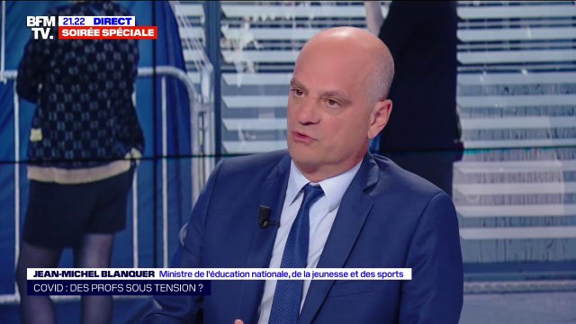 Jean-Michel Blanquer: On ne peut pas dire que l'école est moins dure que le reste de la société sur les règles sanitaires