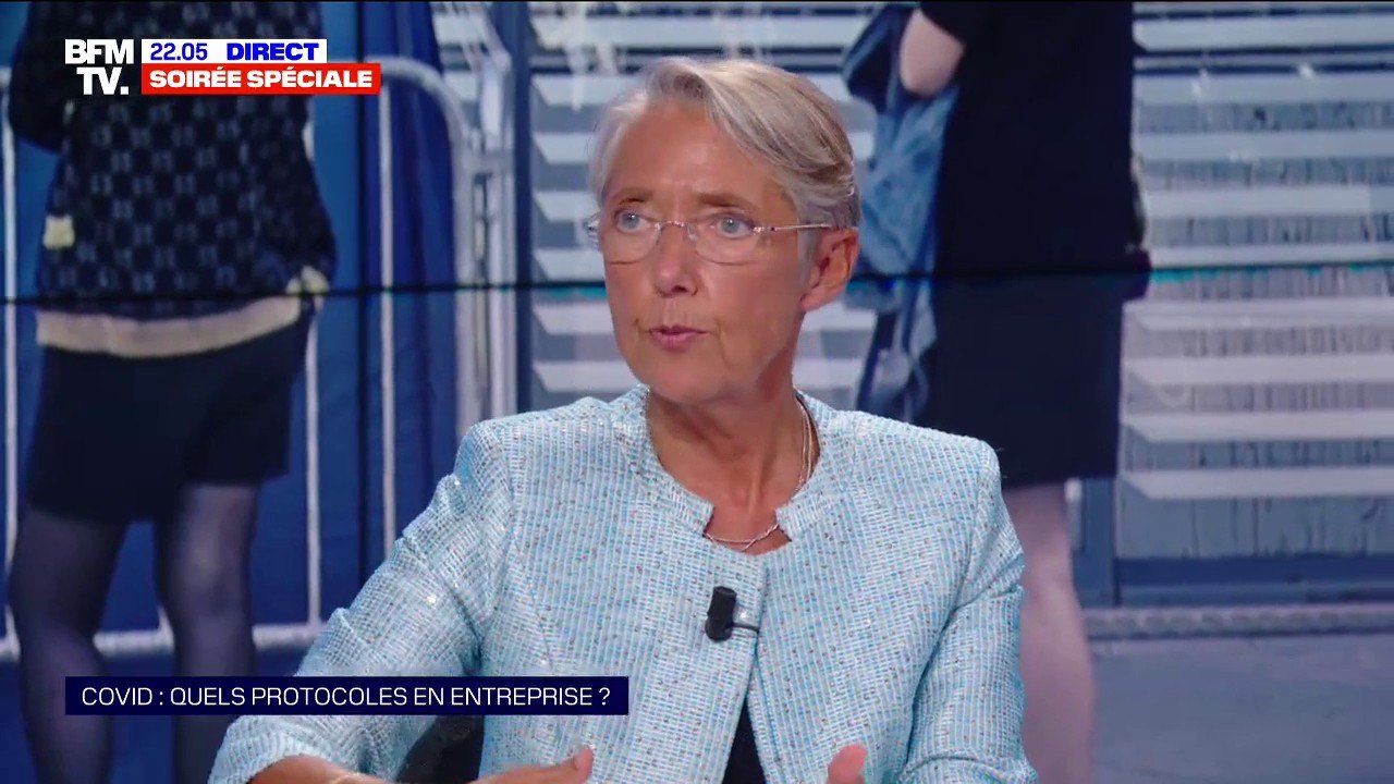 Élisabeth Borne: "Les personnes vulnérables [dont asthmatiques] peuvent retourner au travail à condition de porter un masque chirurgical"
