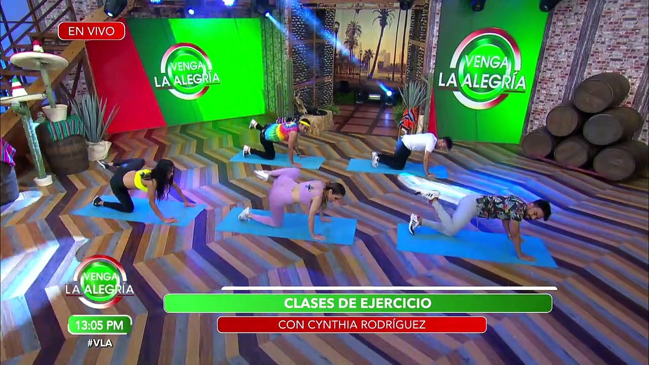 ¡Logra unos glúteos de acero con Cynthia Rodríguez! | Venga La Alegría