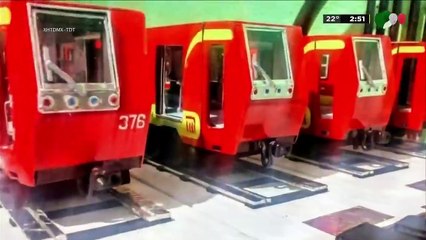 Innovadoras lámparas con diseños del Metro