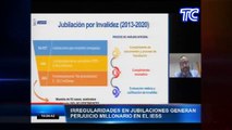 Presidente del directorio del IESS, Jorge Wated, reveló un perjuicio de 20 millones por supuestas jubilaciones irregulares