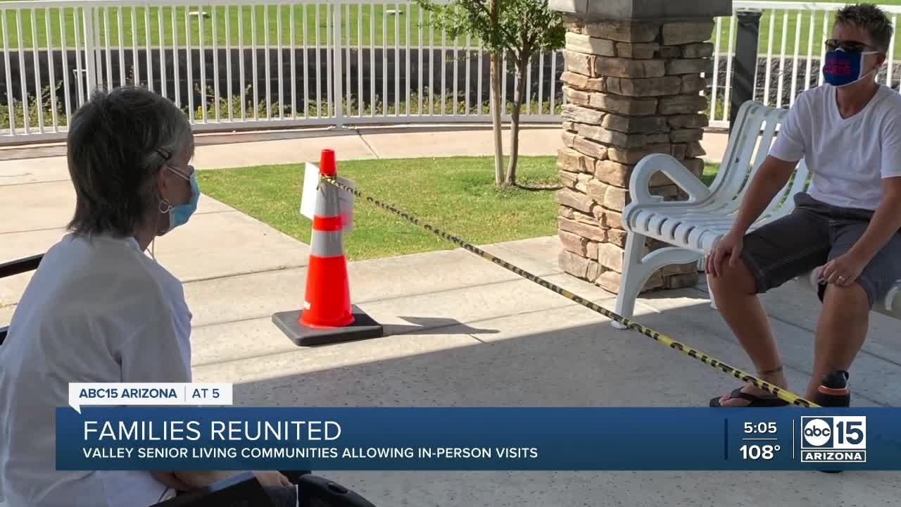 Valley senior living communities allowing in-pe...