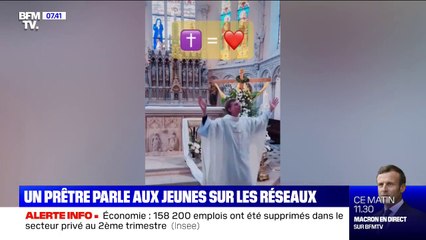 Un prêtre français s'adresse aux jeunes sur TikTok
