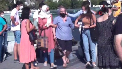 Gören yardımına koştu, taksici kaçtı... Bu kadar da olmaz!