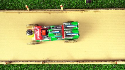 How to make  Car Toy From Old Battery DIY - DIY Make Things With Cardboard