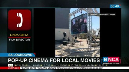 Pop-up cinema for local movies