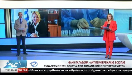 Η Αντιπεριφερειάρχης Βοιωτίας, Φ. Παπαθωμά, στο Star