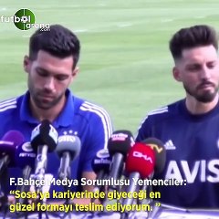 Alper Yemenciler: "Sosa'ya kariyerinde giyeceği en güzel formayı teslim ediyorum"