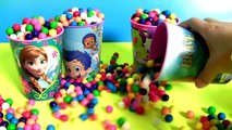 Disney Gumballs Surprise Bubble Guppies Princesses Anna Merida Elsa Disney Frozen Girls Toys