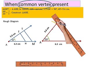 Geometric construction when common vertex present/ state board/ICSE/Cbse/ NCERT