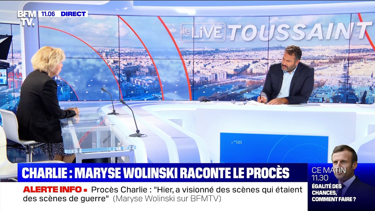 Charlie: Maryse Wolinski raconte le procès - 08/09