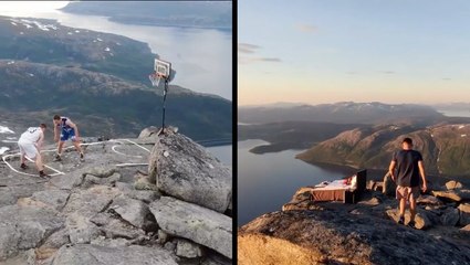 Guy's Epic Mountain Concepts Are 'Peak' Creativity