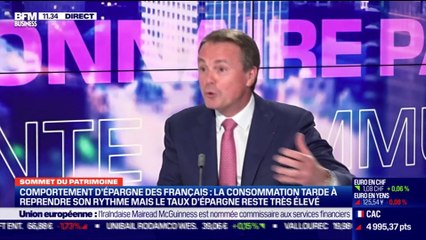 Sommet BFM Patrimoine : La consommation tarde à reprendre son rythme mais le taux d'épargne reste très élevé - 08/09