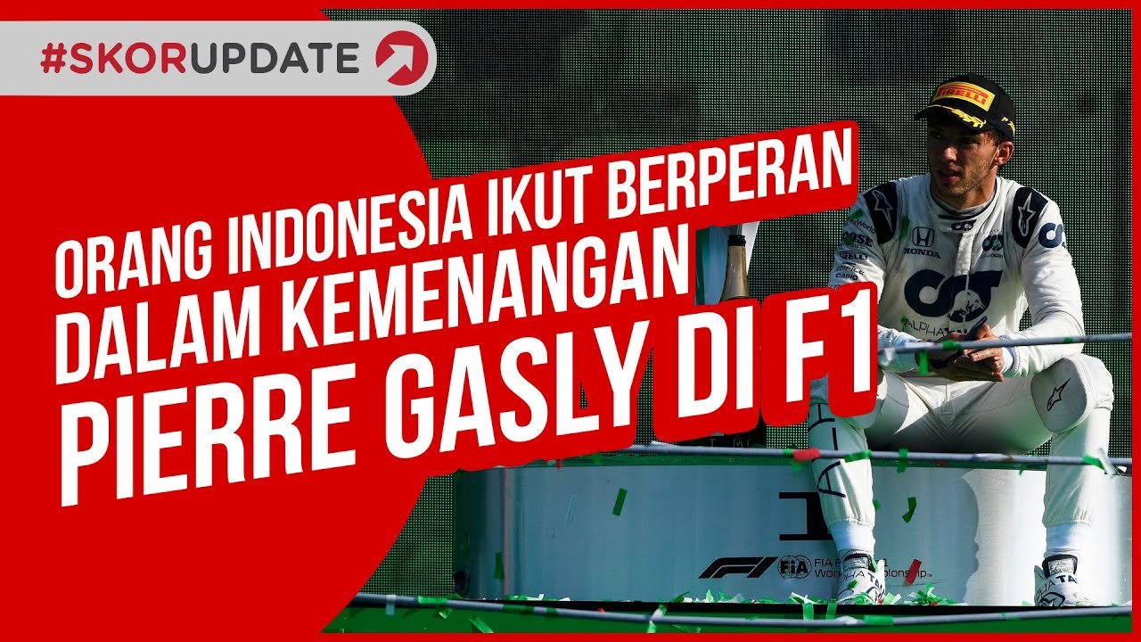 PERAN ORANG INDONESIA DALAM KEMENANGAN PIERRE GASLY DI F1!!