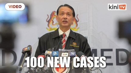 Malaysia reports 100 new Covid-19 cases