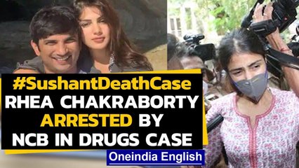 Sushant Death Case: Rhea Chakraborty arrested by Narcotics Control Bureau  in drug case|Oneindi