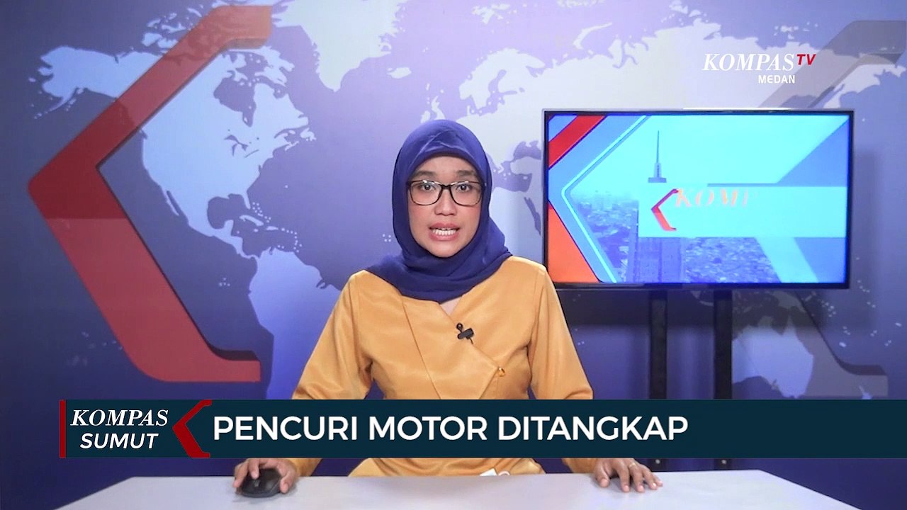 Pencuri Motor Viral Ditangkap