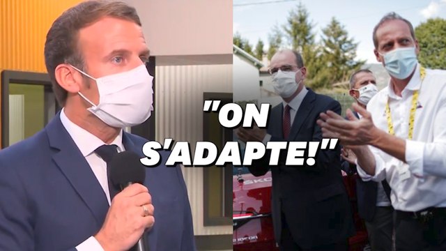 Emmanuel Macron confirme que Jean Castex est bien cas contact de Christian Prudhomme
